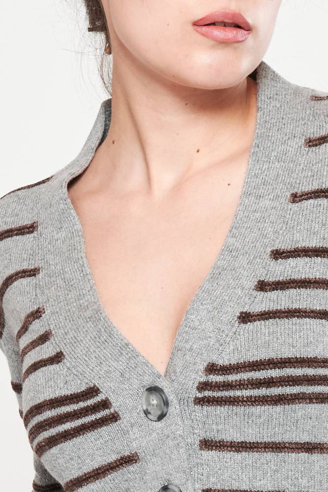Rrocco Ragni Cardigan a righe Offerta per la Festa della Mamma