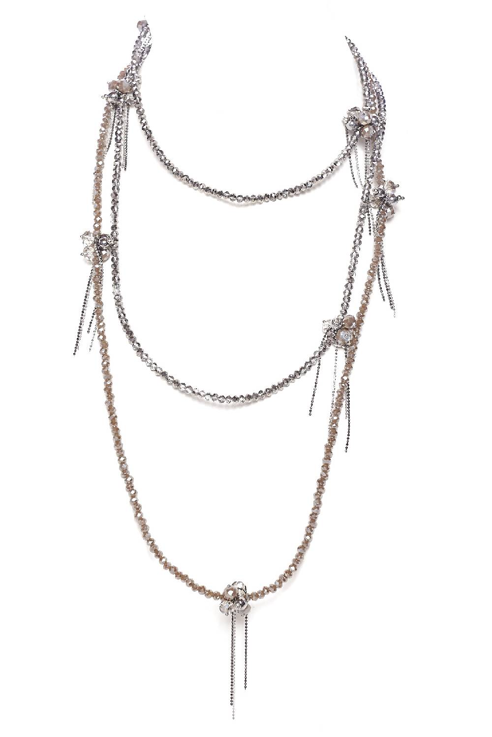 Rrocco Ragni Collana con cristalli e monile Offerta Anniversario