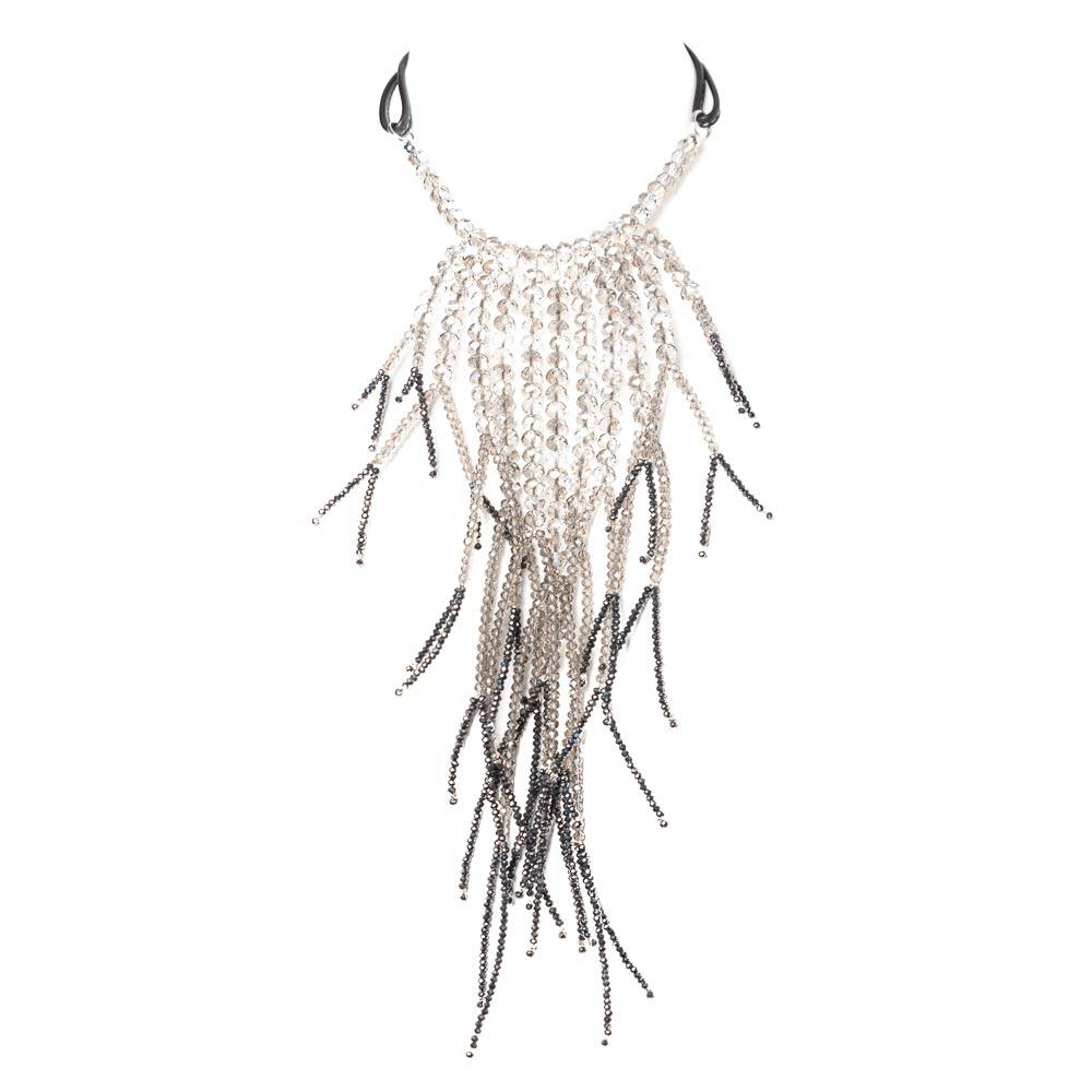 Rrocco Ragni Collana con cristalli Latest fashion