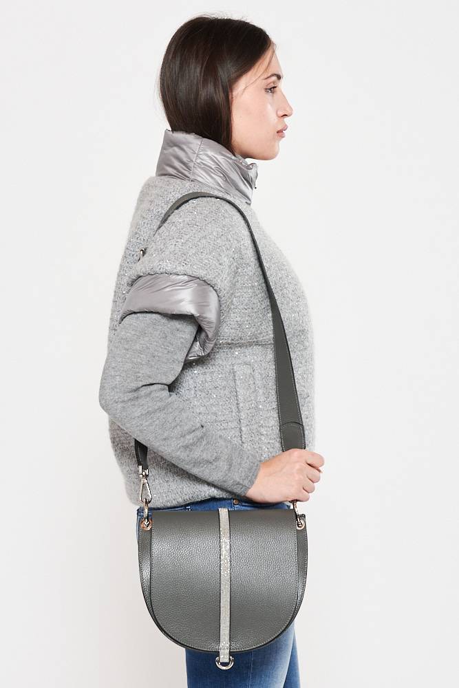Rrocco Ragni Borsa in pelle con monile Online Outlet