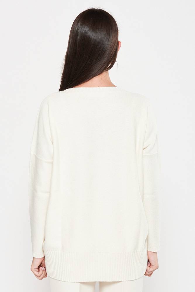 Rrocco Ragni Maglia a girocollo con cristalli Lightning offer