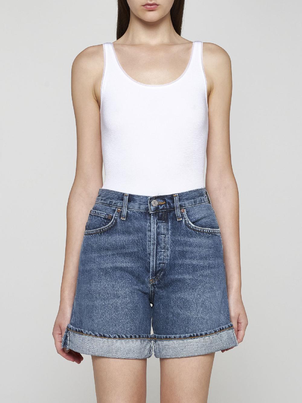 AGOLDE Shorts Dame in denim Negozi Online