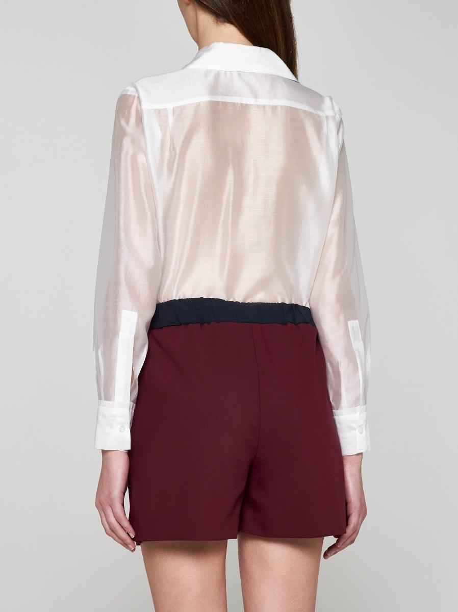 BLANCA VITA Shorts Brassavola in seta In Vendita
