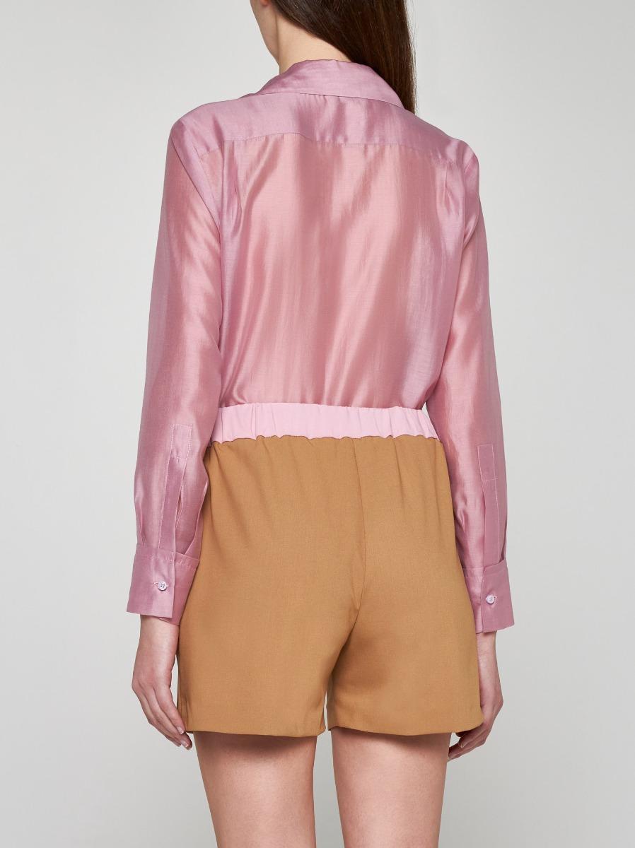 BLANCA VITA Shorts Brassavola in seta Offerte