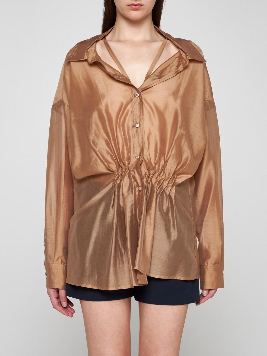 BLANCA VITA Camicia Caesalpina misto lyocell Vendita Calda