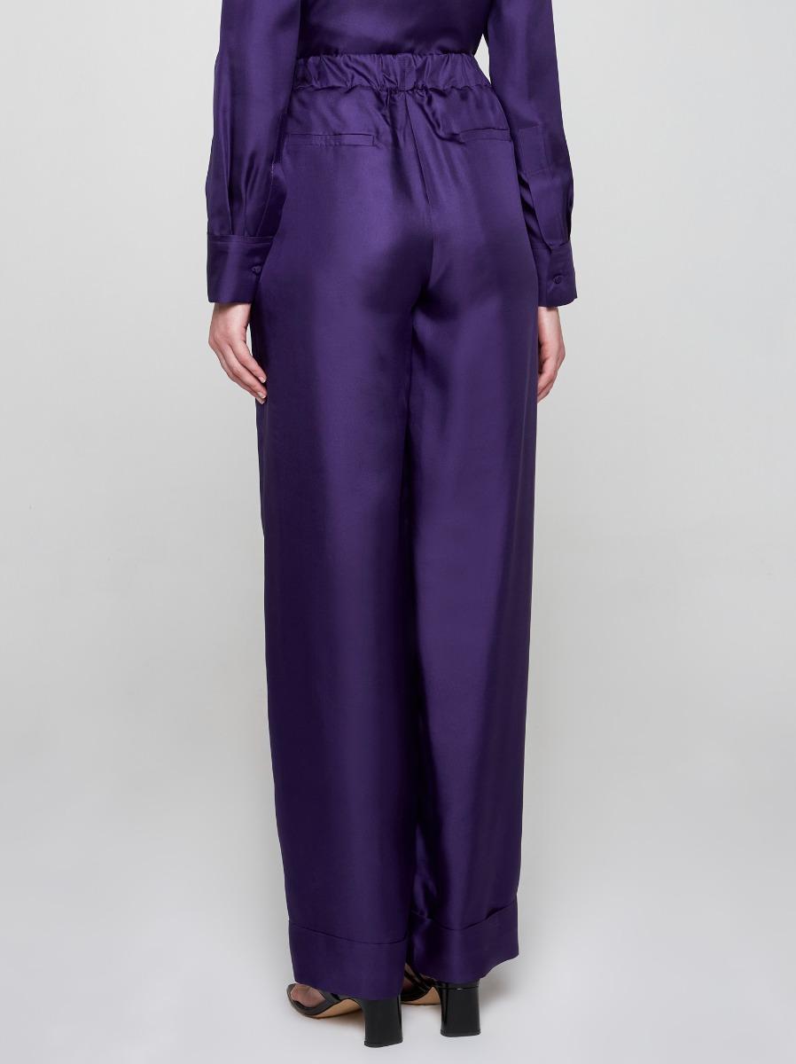 BLANCA VITA Pantaloni Petroy in seta Qualità Garantita