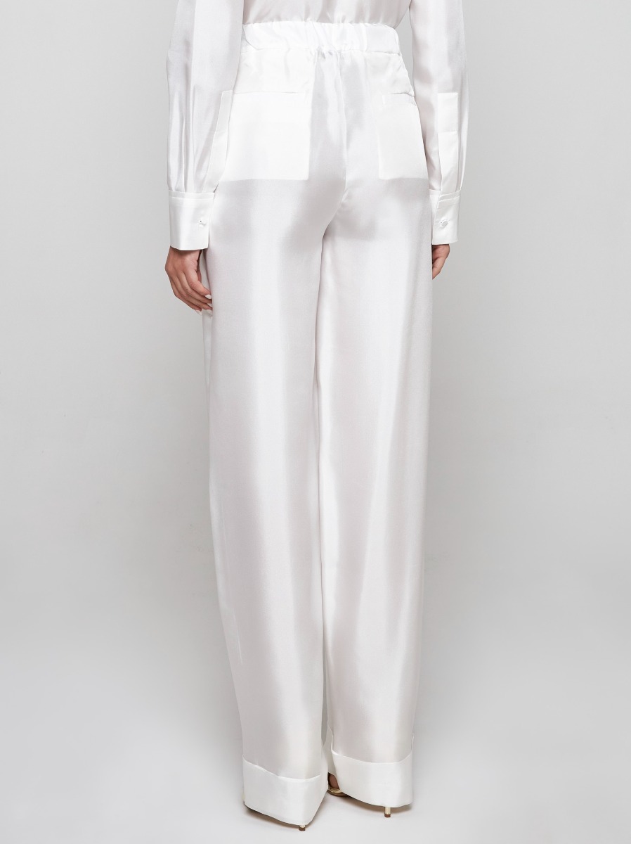 BLANCA VITA Pantaloni Petroy in seta Negozi Online
