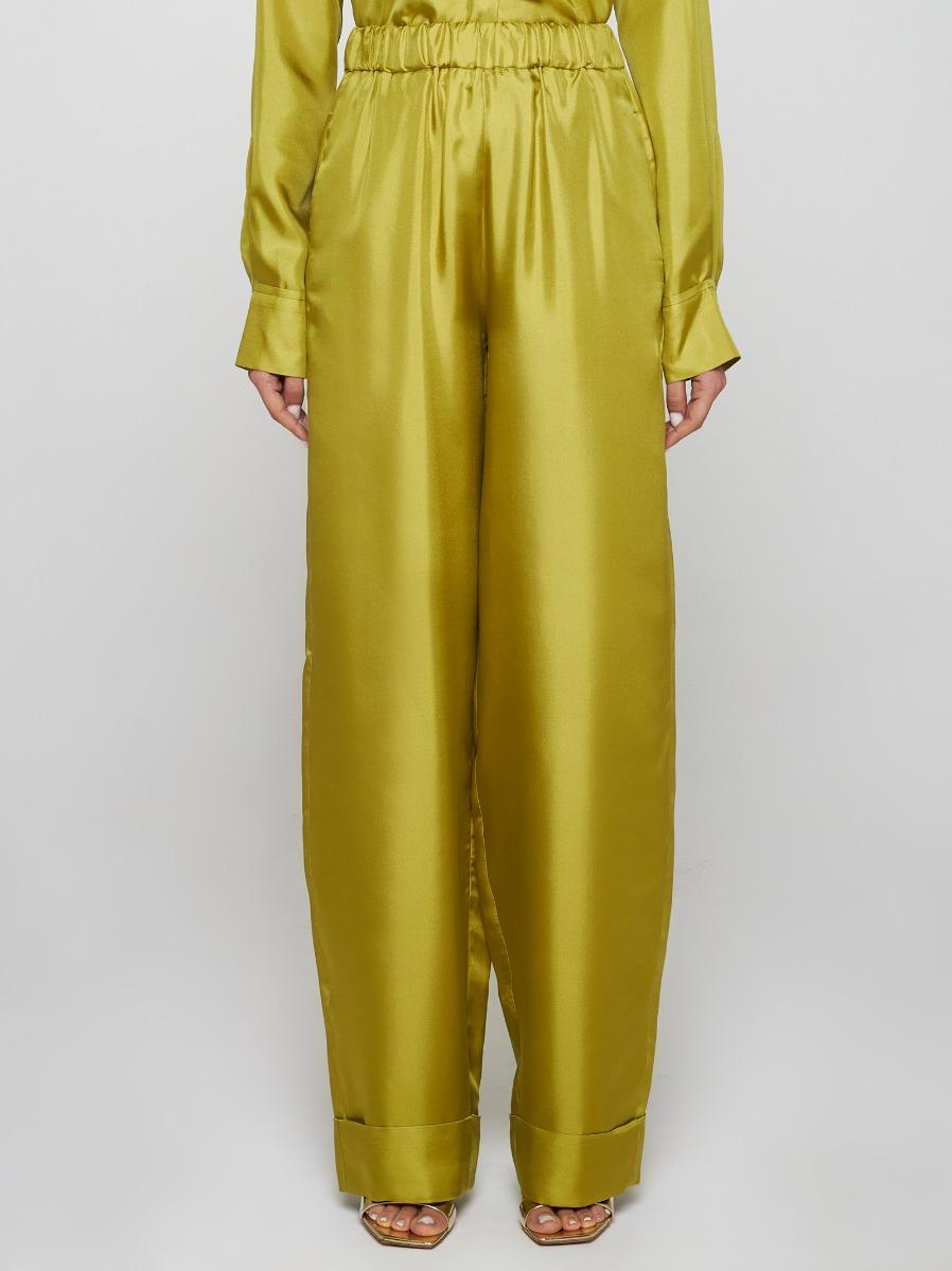 BLANCA VITA Pantaloni Petroy in seta Acquista Ora