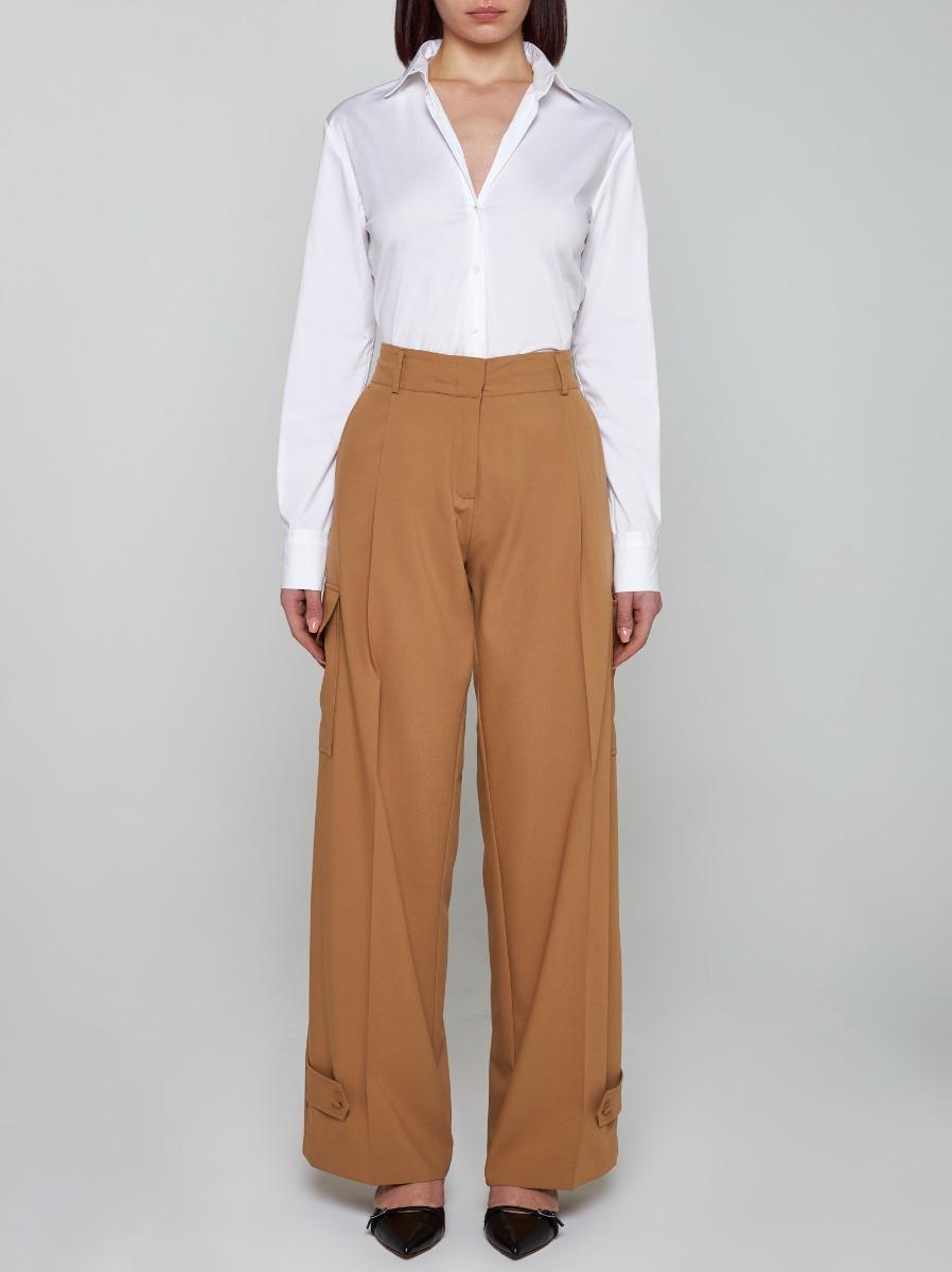 BLANCA VITA Pantaloni cargo Philody in seta Consegna Veloce