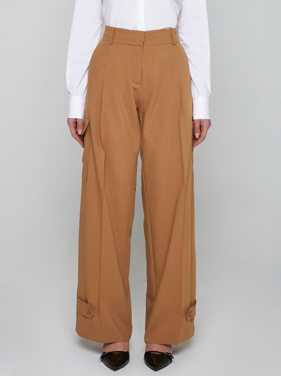 BLANCA VITA Pantaloni cargo Philody in seta Consegna Veloce