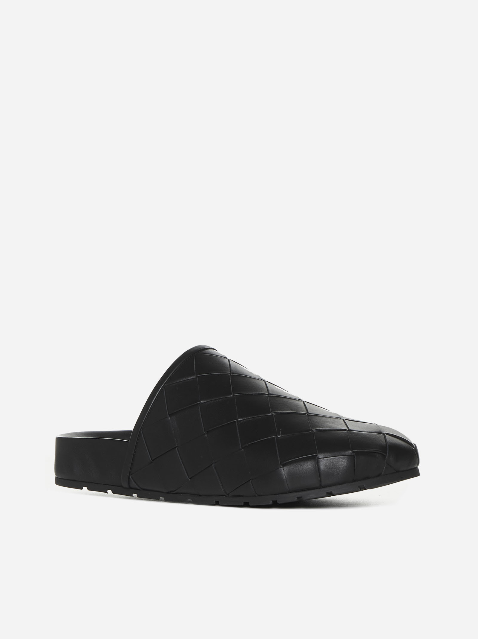BOTTEGA VENETA Slippers Reggie in pelle Intrecciato In Vendita