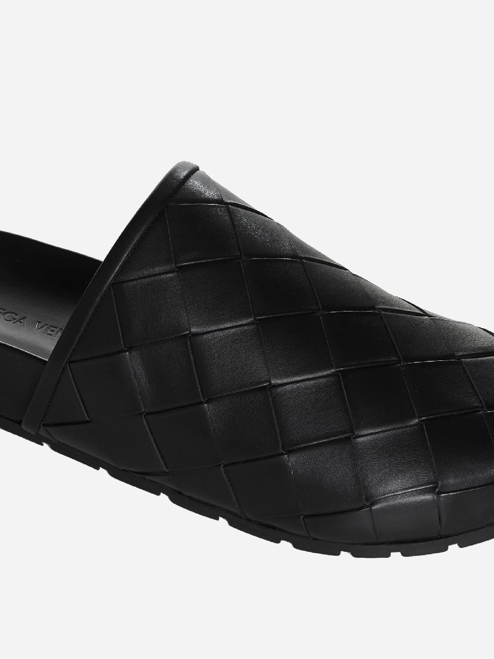 BOTTEGA VENETA Slippers Reggie in pelle Intrecciato In Vendita