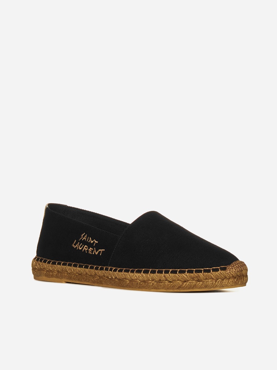 SAINT LAURENT Espadrillas in tela con logo Hotsell