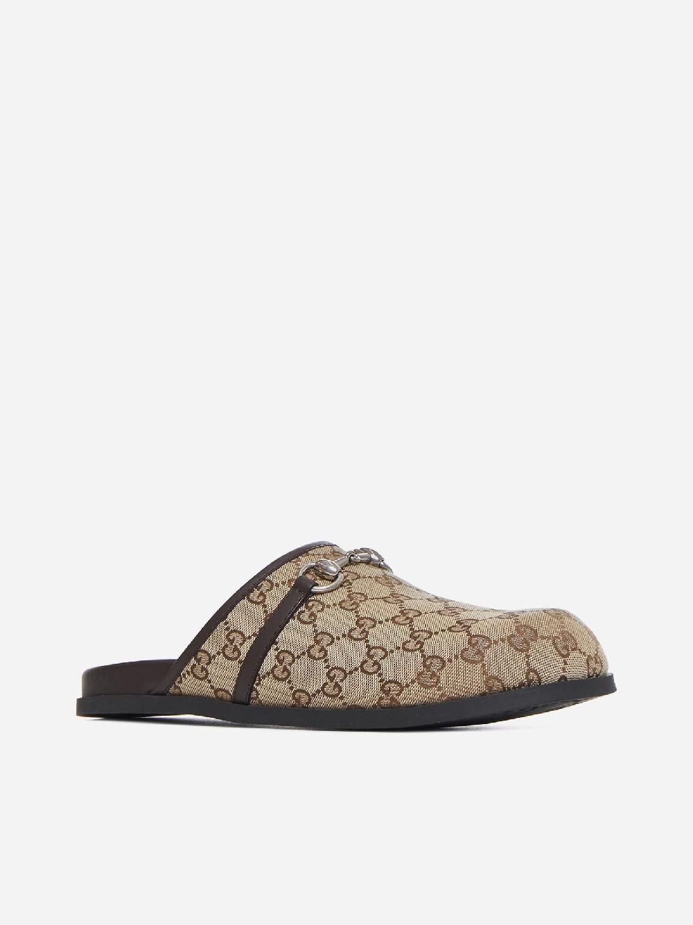 GUCCI Mules in tessuto GG Vendita Calda