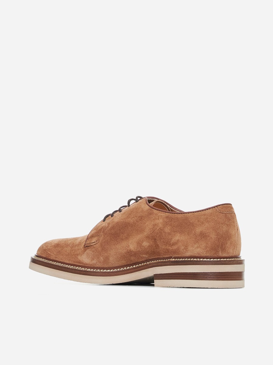 BRUNELLO CUCINELLI Derby in suede Negozio