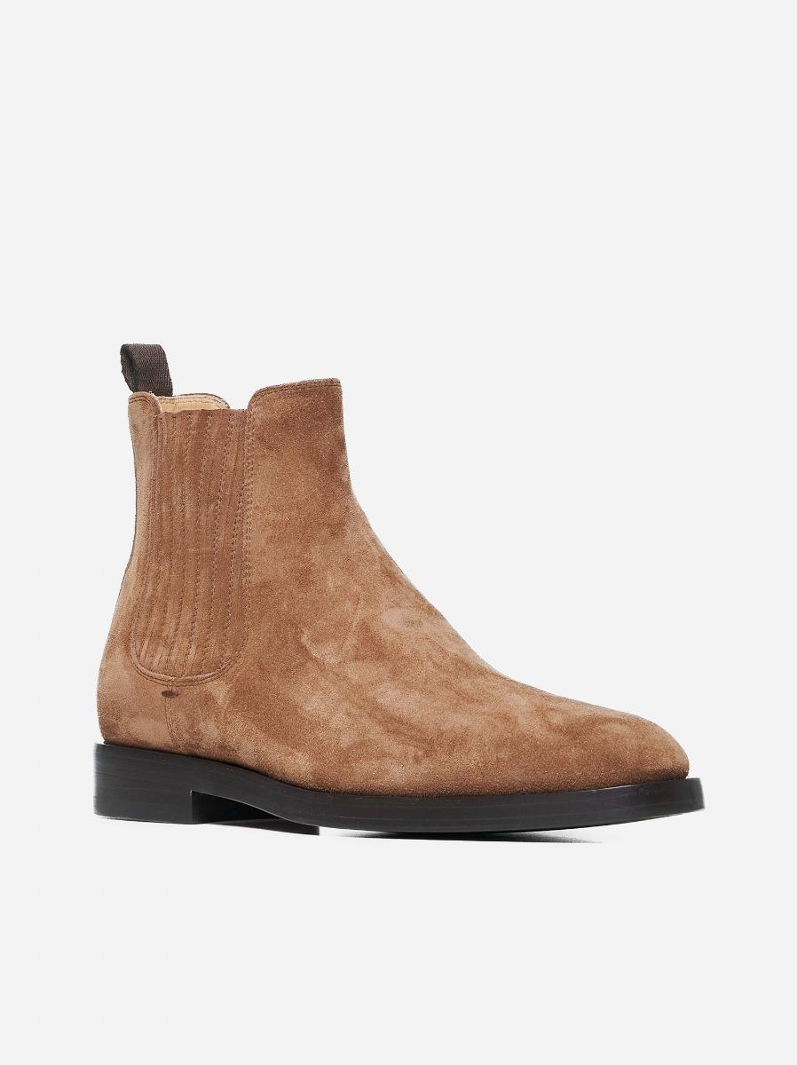 BRUNELLO CUCINELLI Stivaletti Chelsea in suede Pezzi Unici