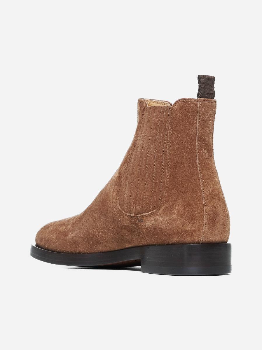 BRUNELLO CUCINELLI Stivaletti Chelsea in suede Pezzi Unici
