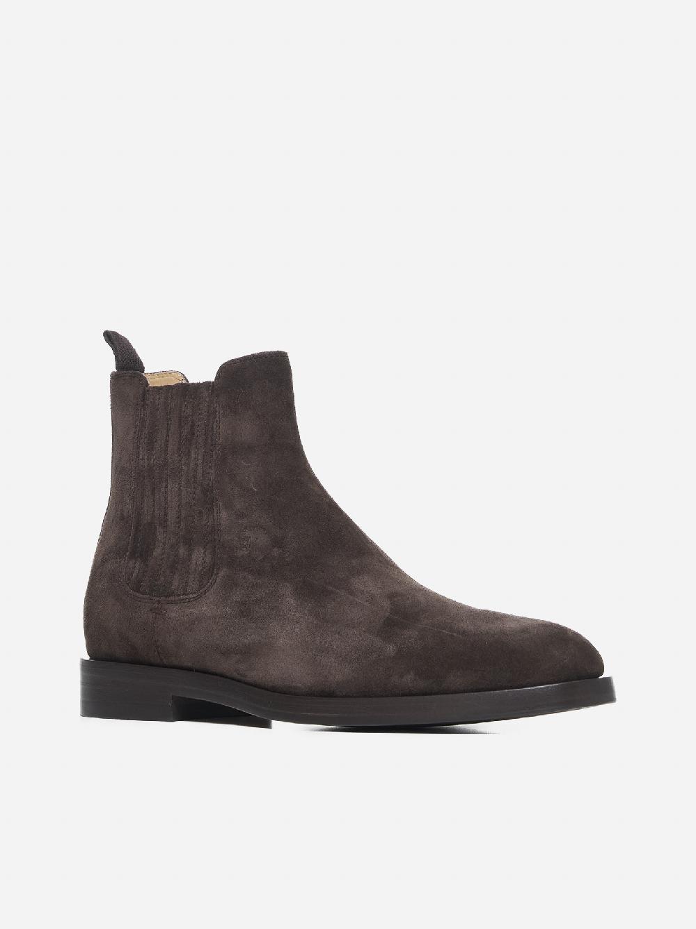 BRUNELLO CUCINELLI Stivaletti Chelsea in suede Affare Del Giorno