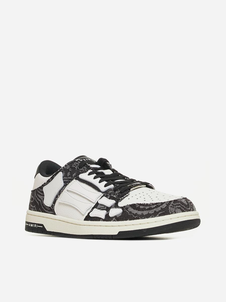 AMIRI Sneakers Skel Bandana low-top in pelle e denim Saldi