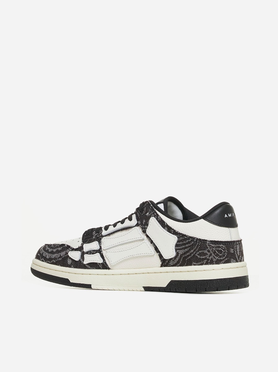 AMIRI Sneakers Skel Bandana low-top in pelle e denim Saldi