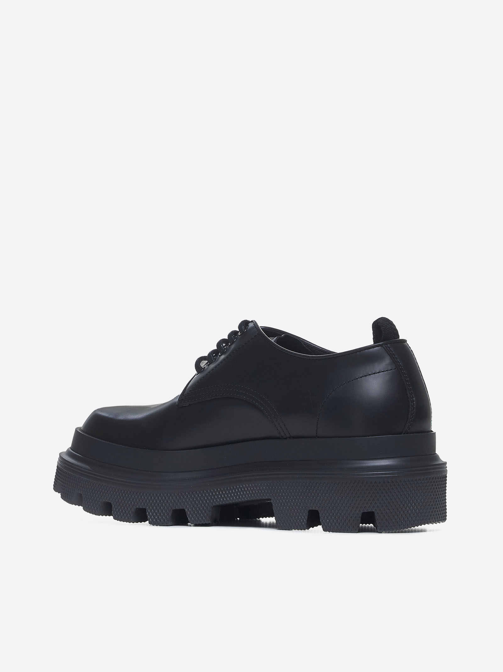 DOLCE & GABBANA Derby Trekking in pelle Italia
