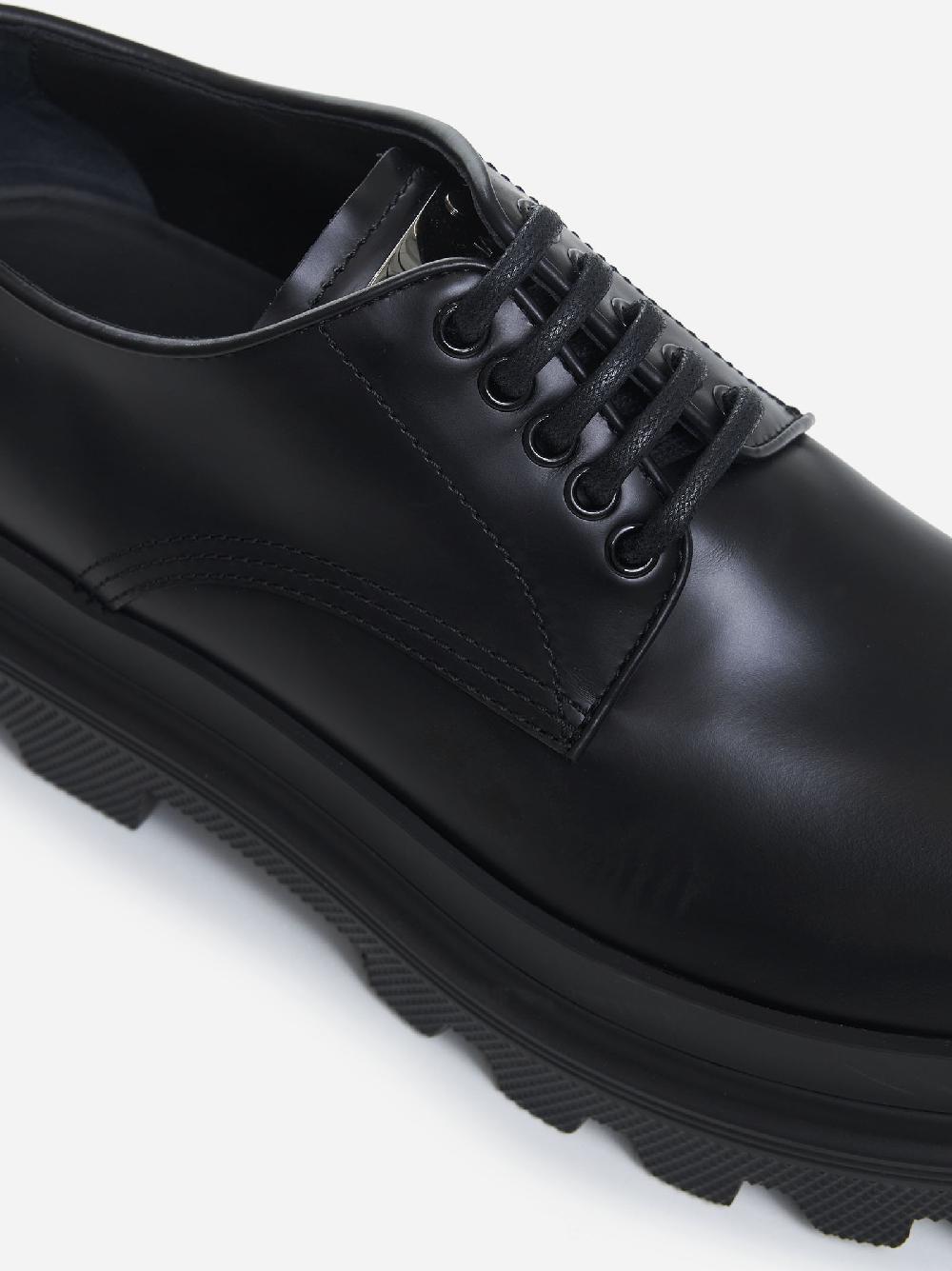 DOLCE & GABBANA Derby Trekking in pelle Italia