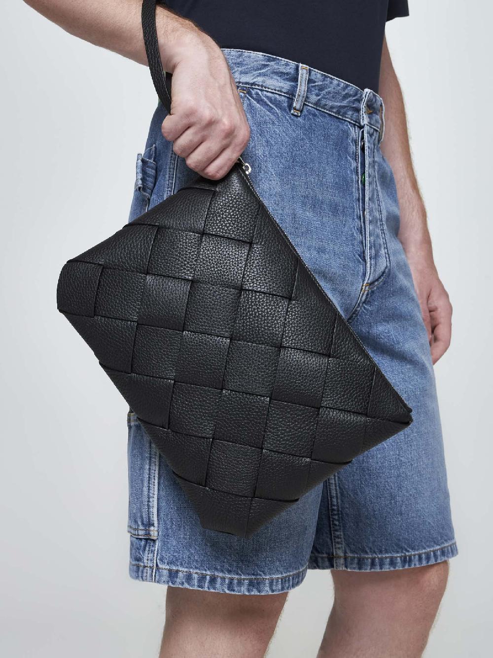 BOTTEGA VENETA Pochette grande Diago in pelle Intreccio Nuovo