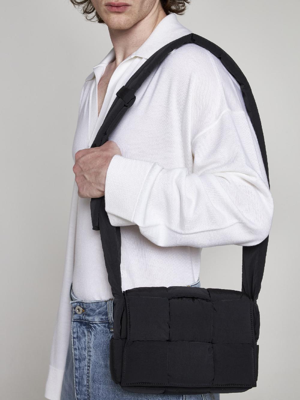 BOTTEGA VENETA Borsa Cassette piccola in nylon Intreccio Comprare a buon mercato