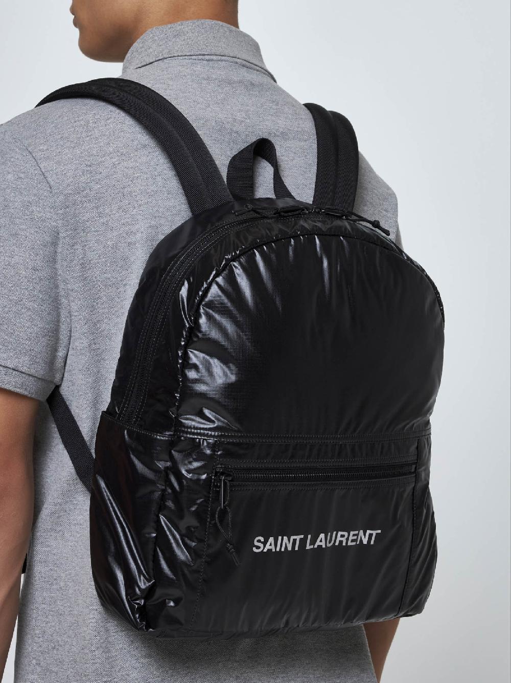 SAINT LAURENT Zaino Nuxx in nylon con logo Qualità Garantita