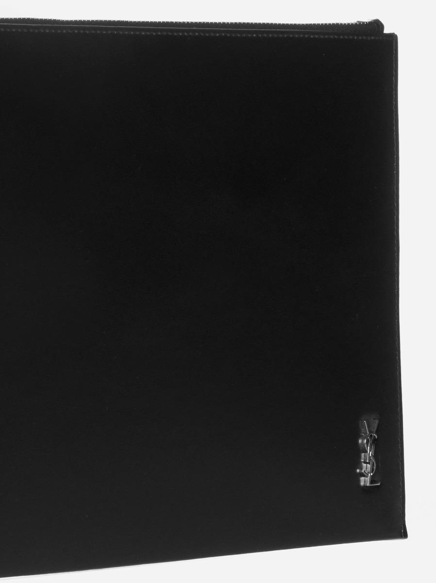 SAINT LAURENT Custodia per iPad in pelle Novità
