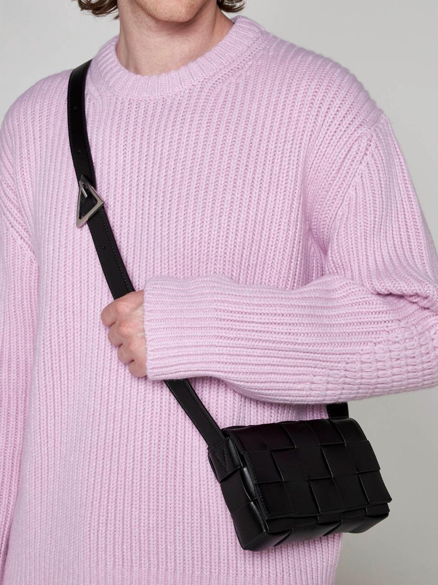 BOTTEGA VENETA Borsa Cassette piccola in pelle Intreccio Sconto