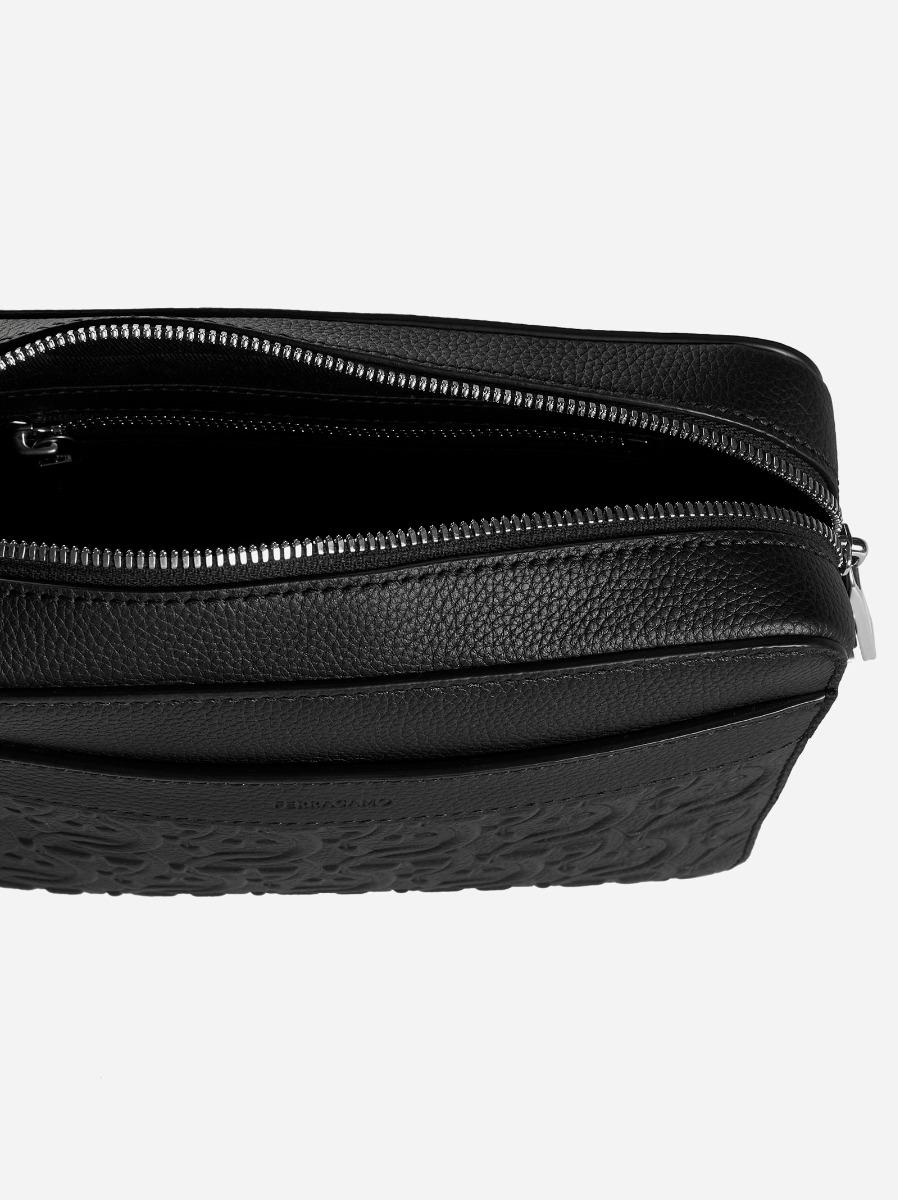 FERRAGAMO Borsa Travel in pelle Gancini Offerte