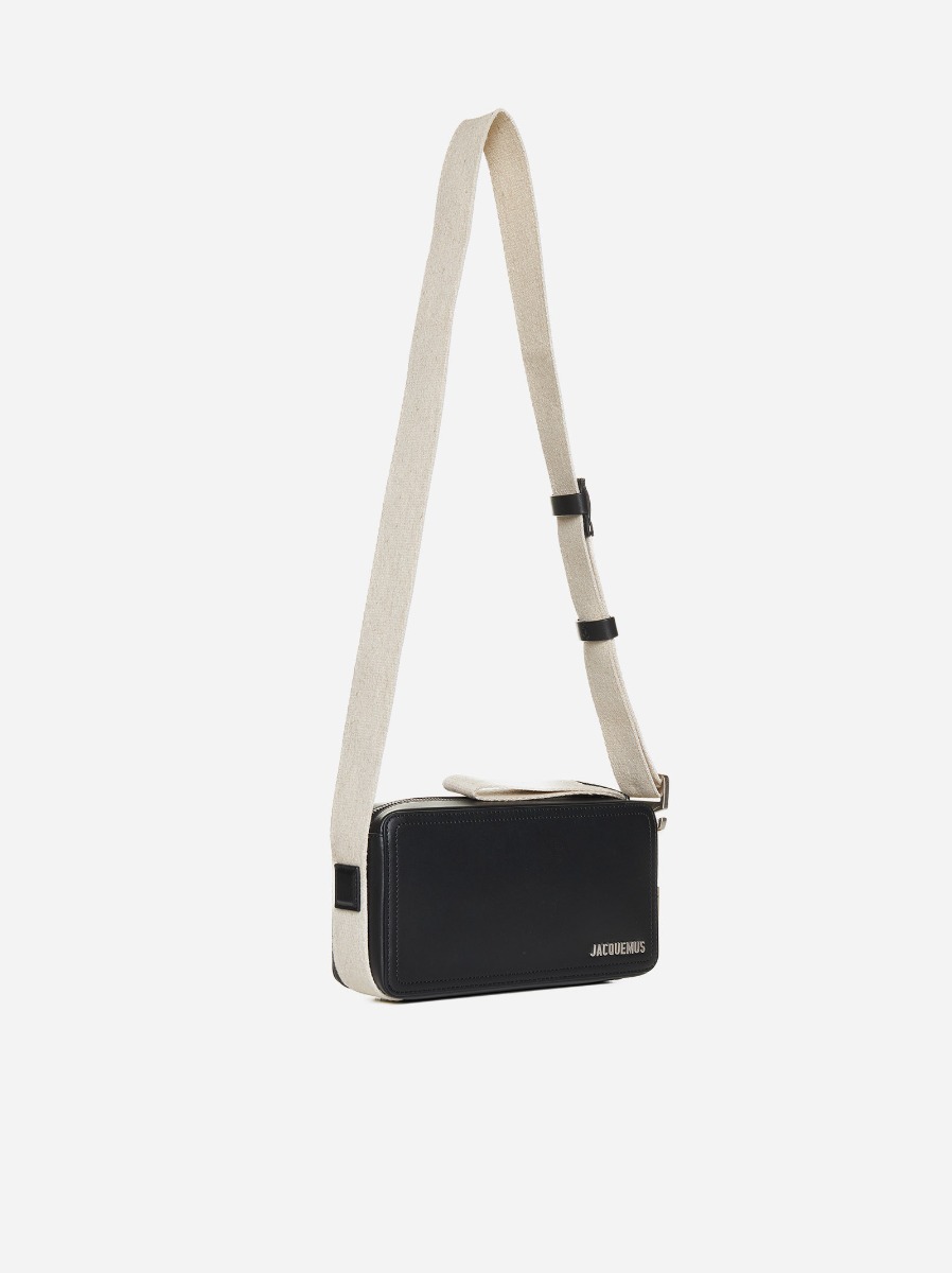 JACQUEMUS Borsa Le Cuerda Horizontal in pelle Vendita Economica