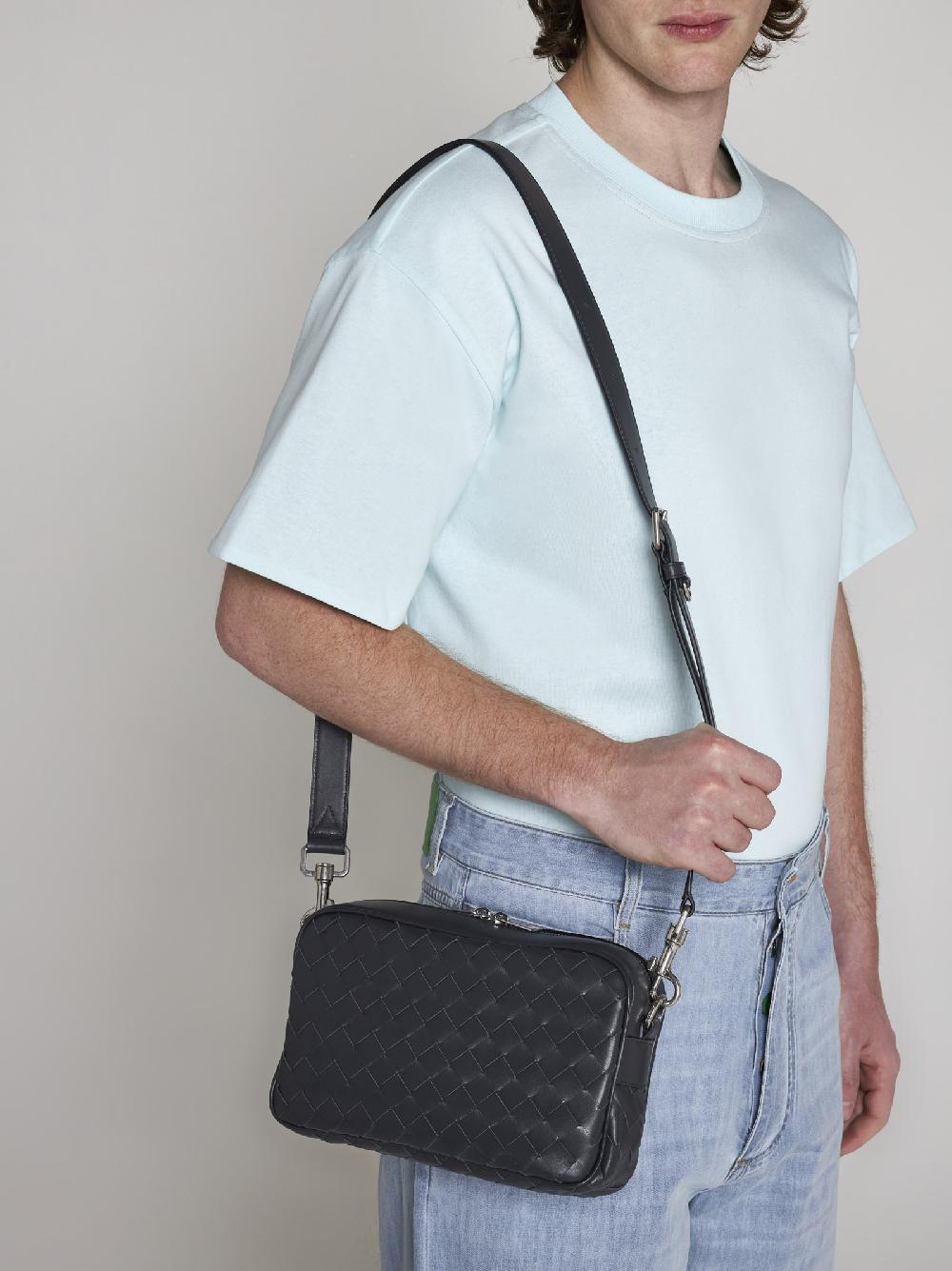 BOTTEGA VENETA Borsa a tracolla piccola in pelle Intreccio Vendite Flash
