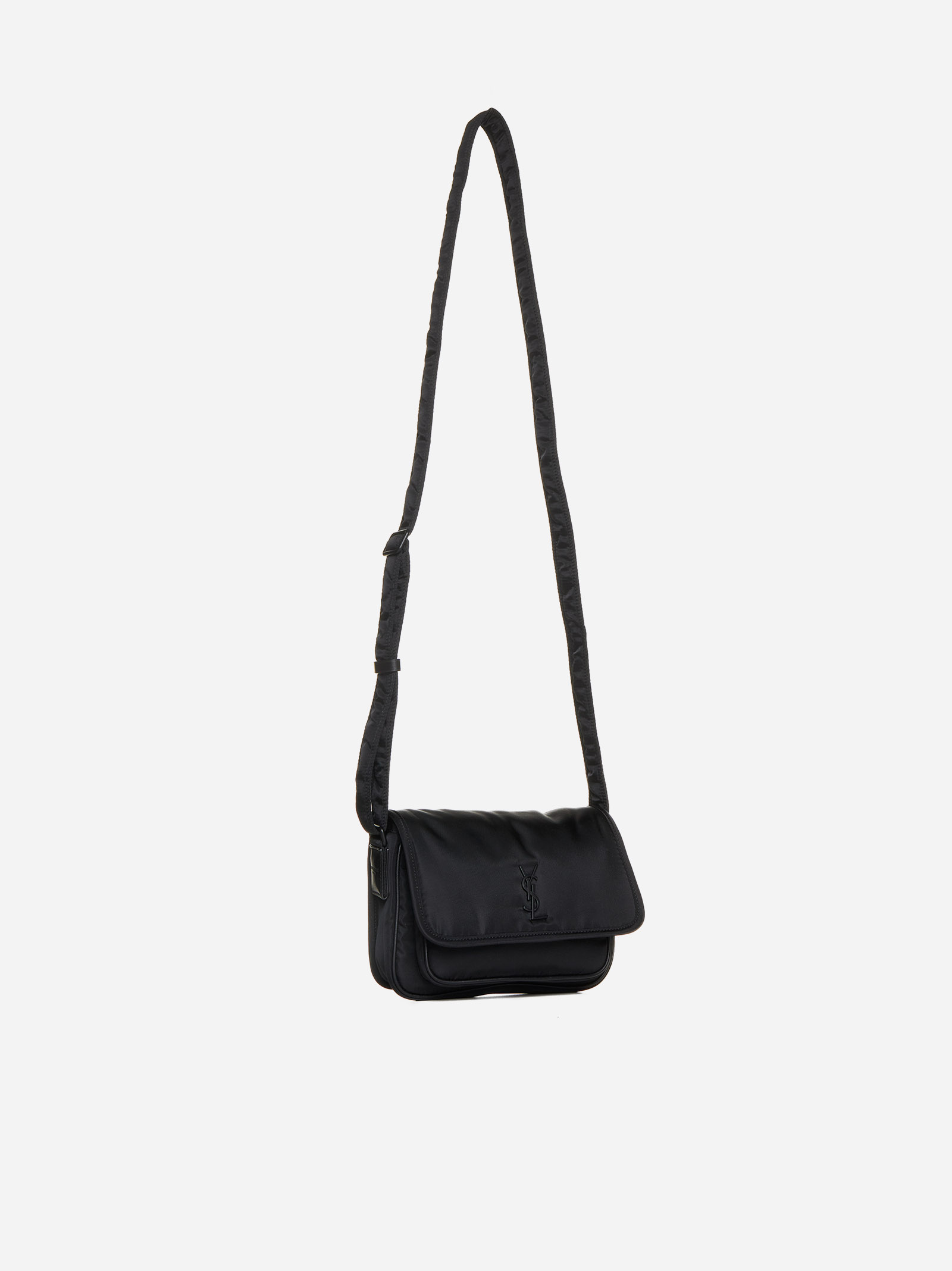 SAINT LAURENT Borsa messenger Niki piccola in nylon Nuova