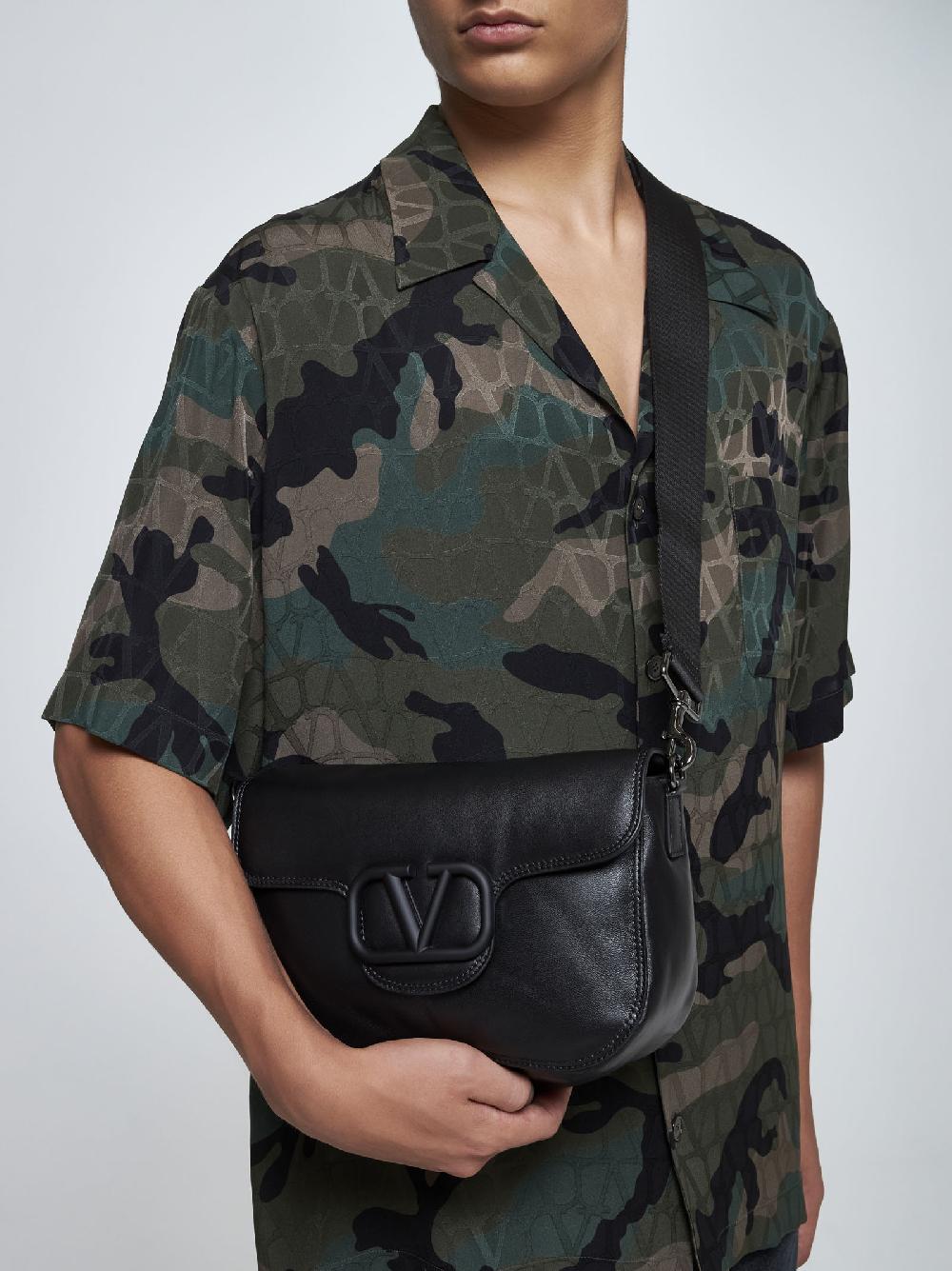 VALENTINO GARAVANI Borsa a tracolla Noir in nappa Rilascio limitato