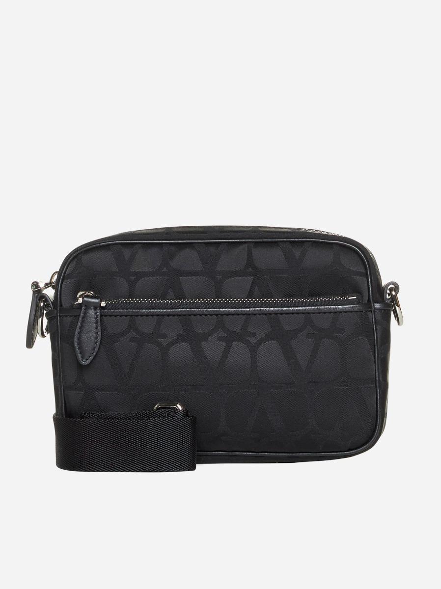 VALENTINO GARAVANI Borsa crossbody in tessuto Toile Iconographe