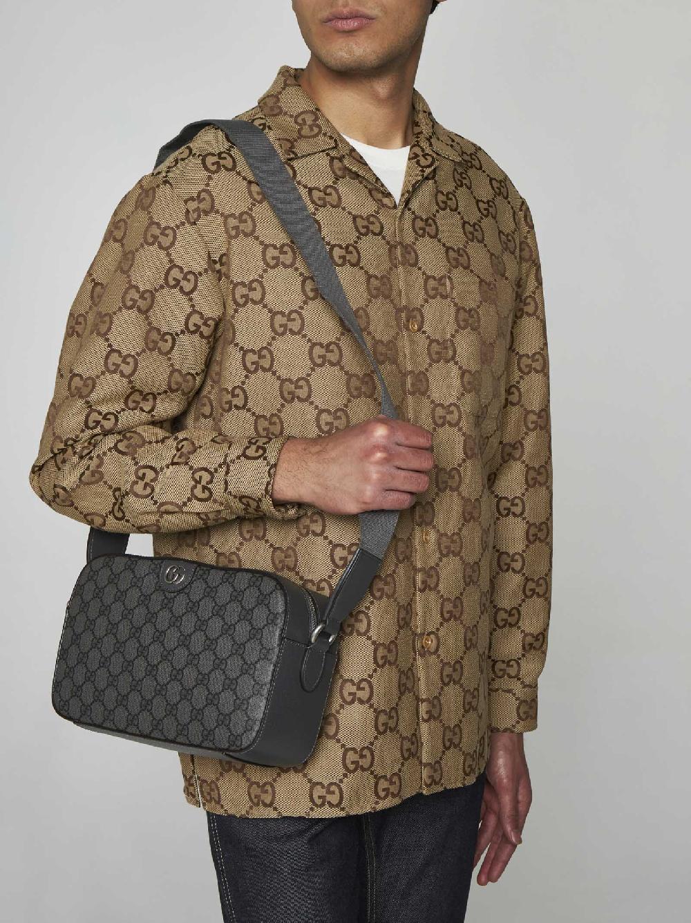 GUCCI Borsa Ophidia media in tela GG Qualità
