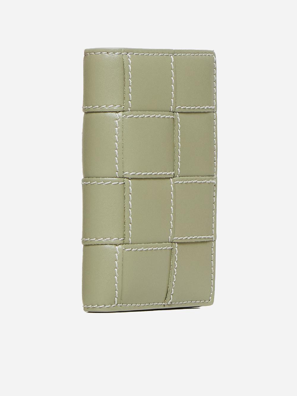 BOTTEGA VENETA Portafoglio Cassette medio in pelle Intreccio Consegna Veloce