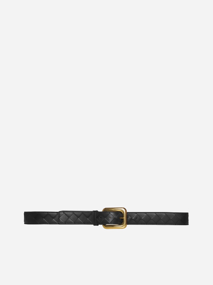 BOTTEGA VENETA Cintura in pelle Intrecciato