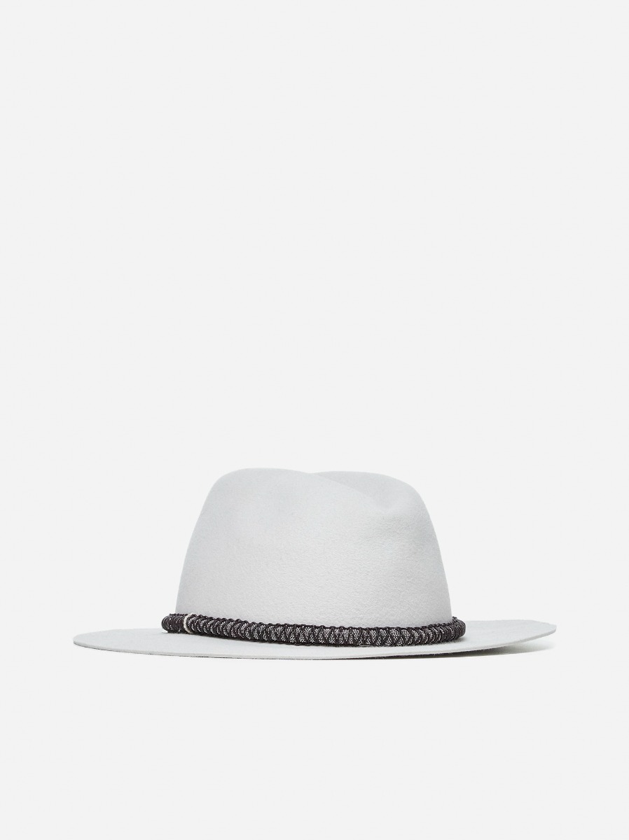 BRUNELLO CUCINELLI Cappello fedora in feltro Hotsell