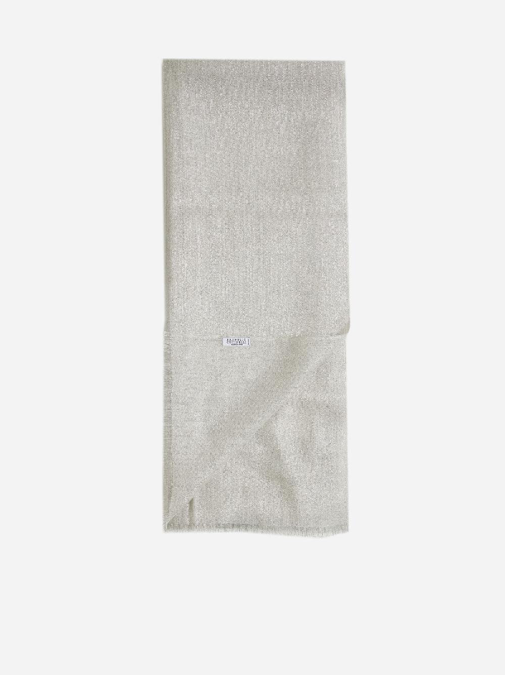 BRUNELLO CUCINELLI Sciarpa misto cashmere e seta lame’ Vendite Flash