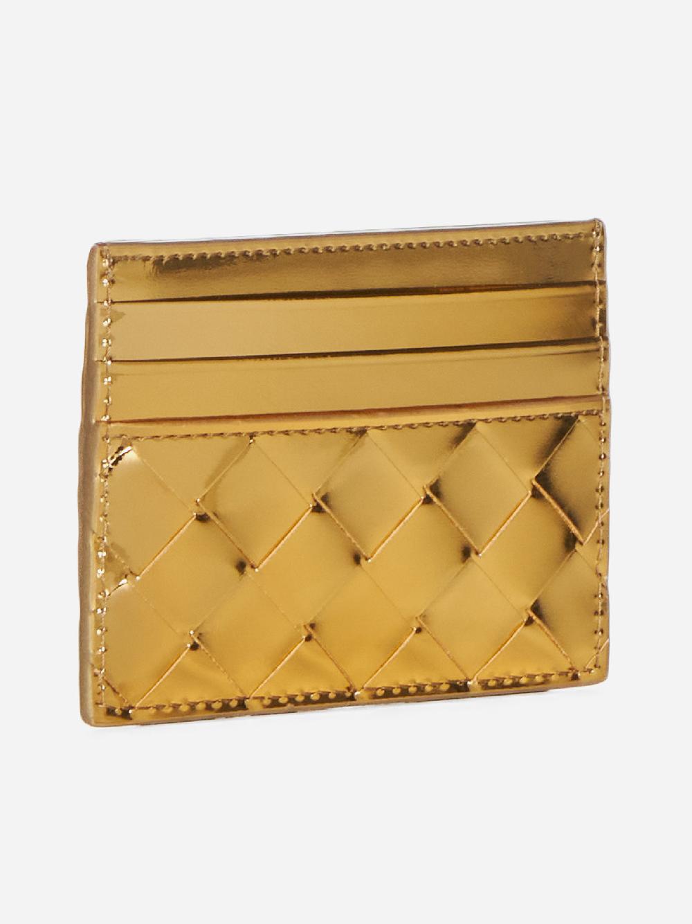 BOTTEGA VENETA Portacarte in nappa Intreccio Moda