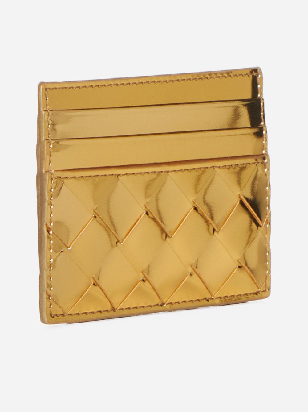 BOTTEGA VENETA Portacarte in nappa Intreccio Moda