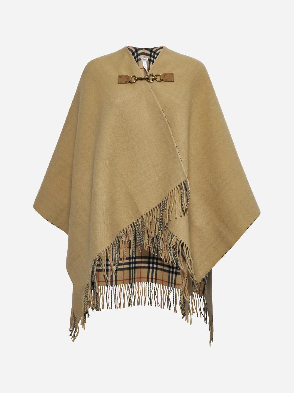 BURBERRY Cappa double-face in lana