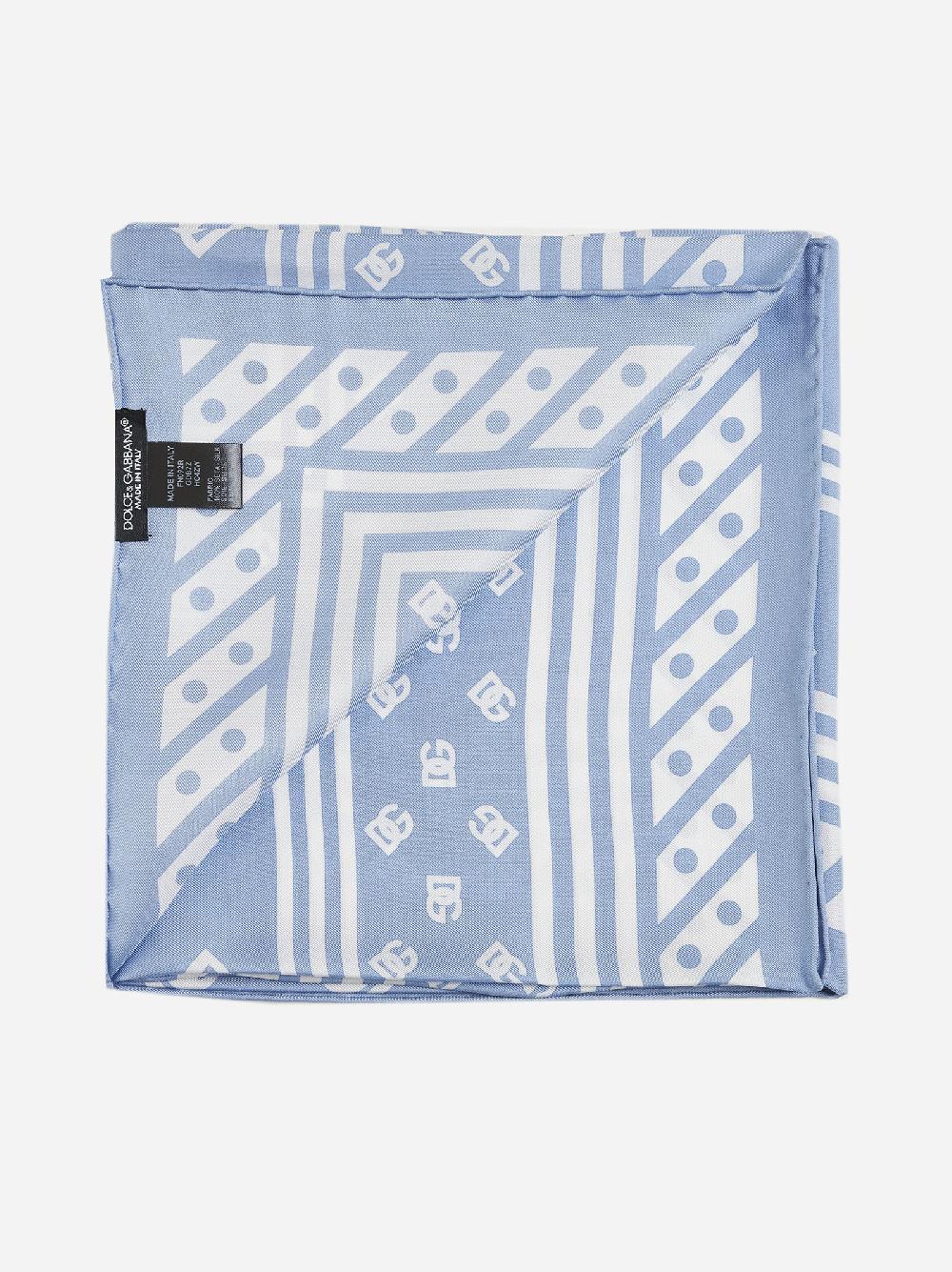 DOLCE & GABBANA Foulard in seta a stampa DG Offerta