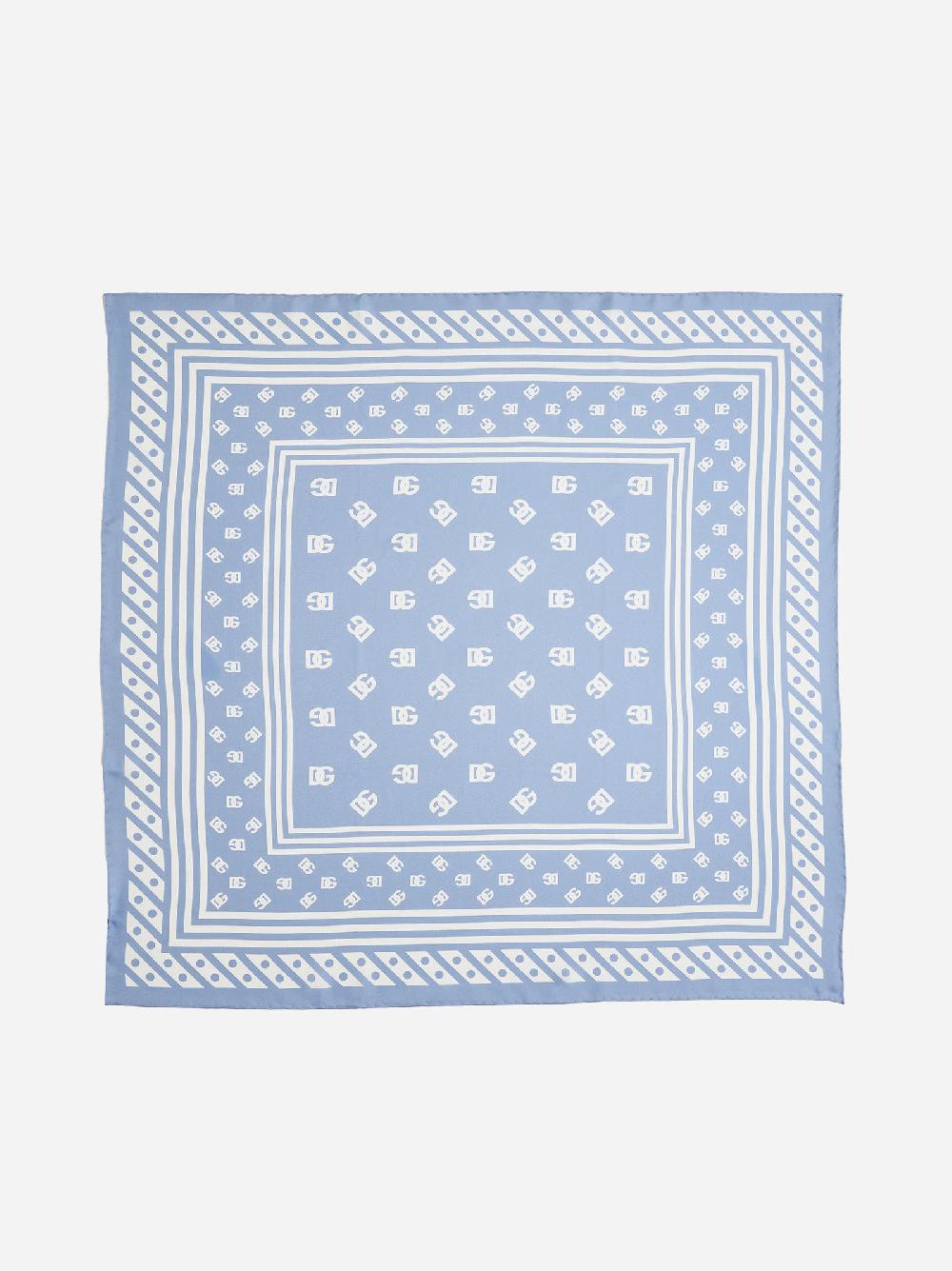 DOLCE & GABBANA Foulard in seta a stampa DG Offerta