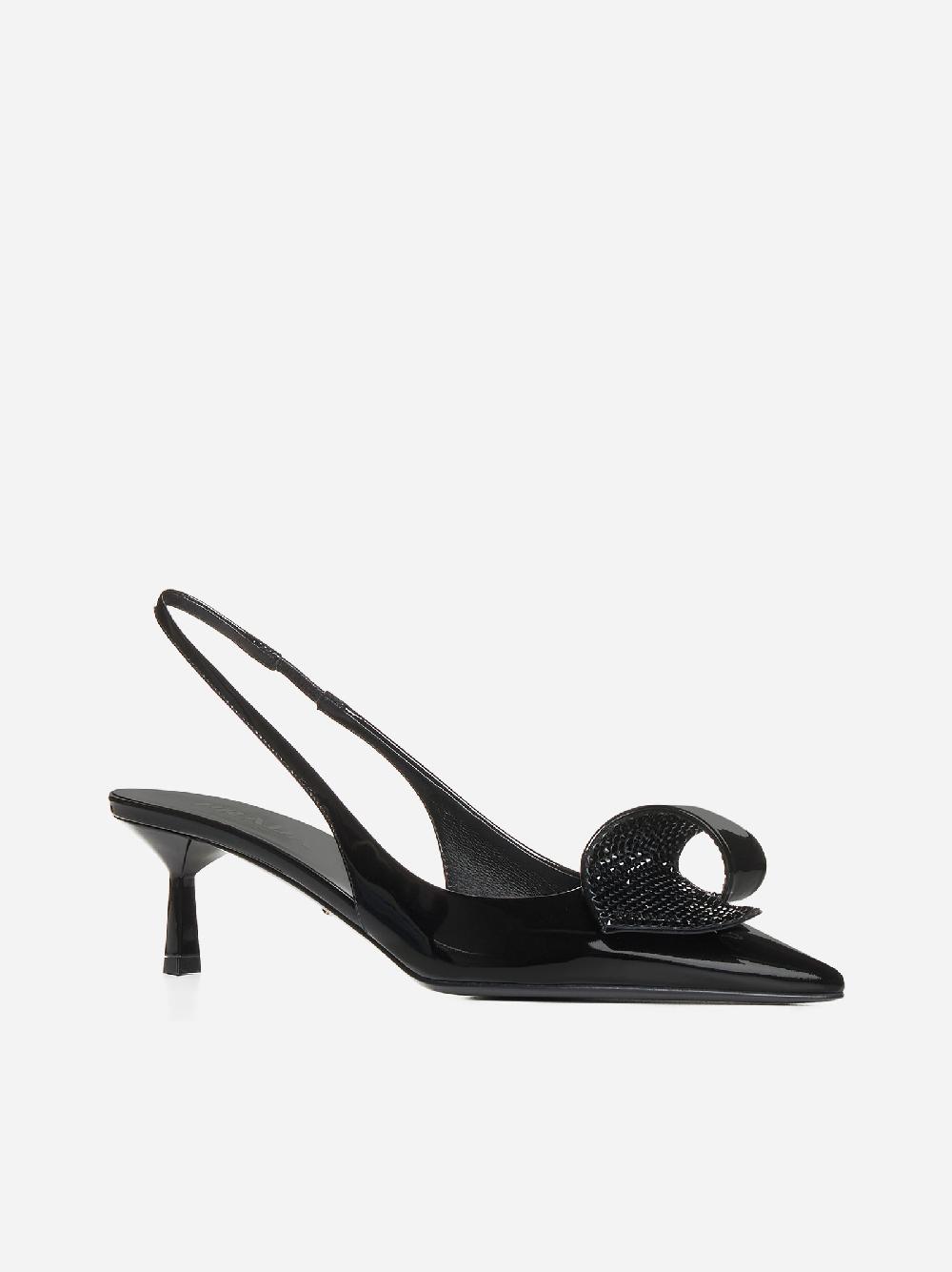 PRADA Slingback in pelle spazzolata Online