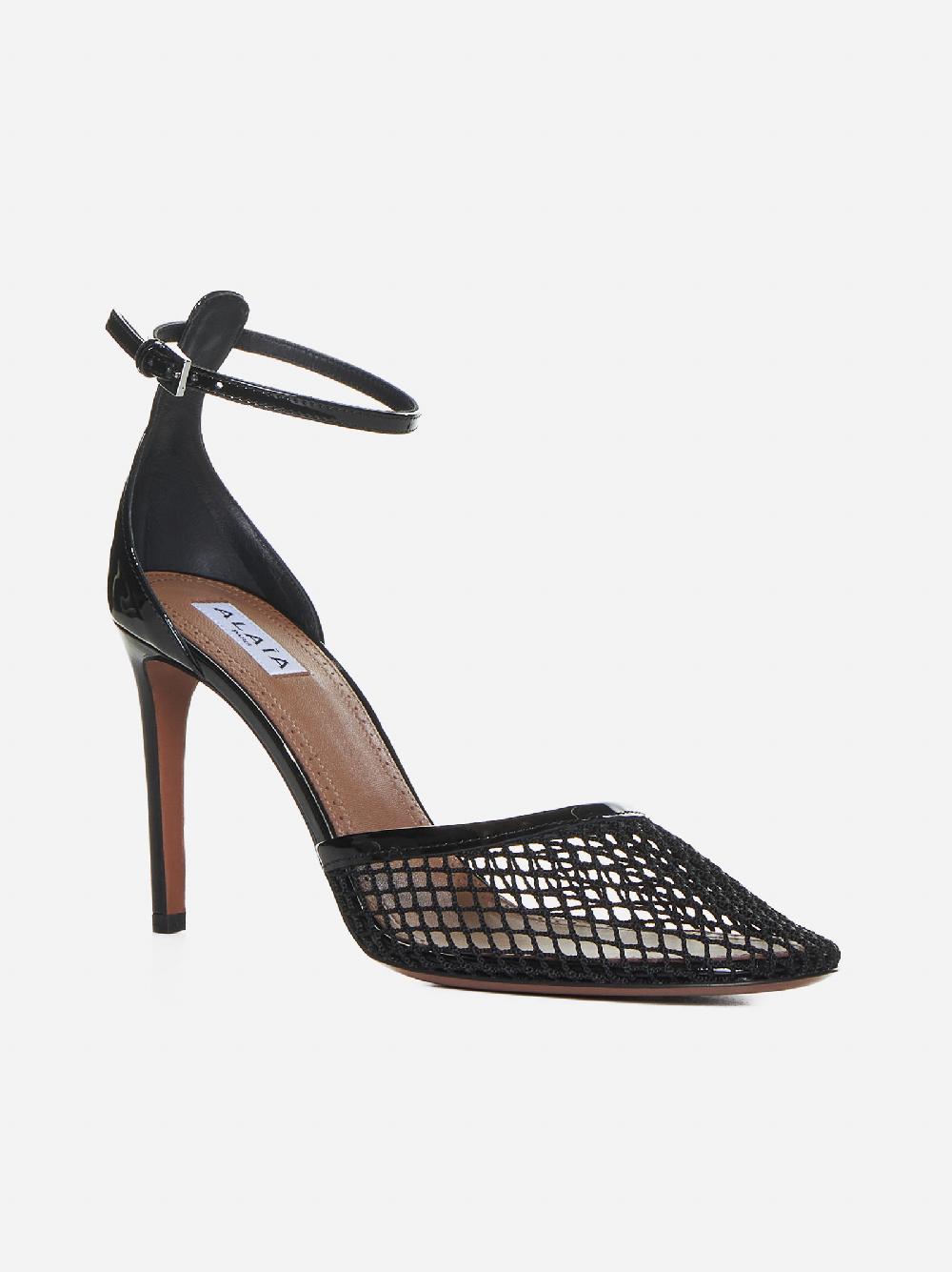 ALAÏA Decollete’ in mesh e vernice Negozio