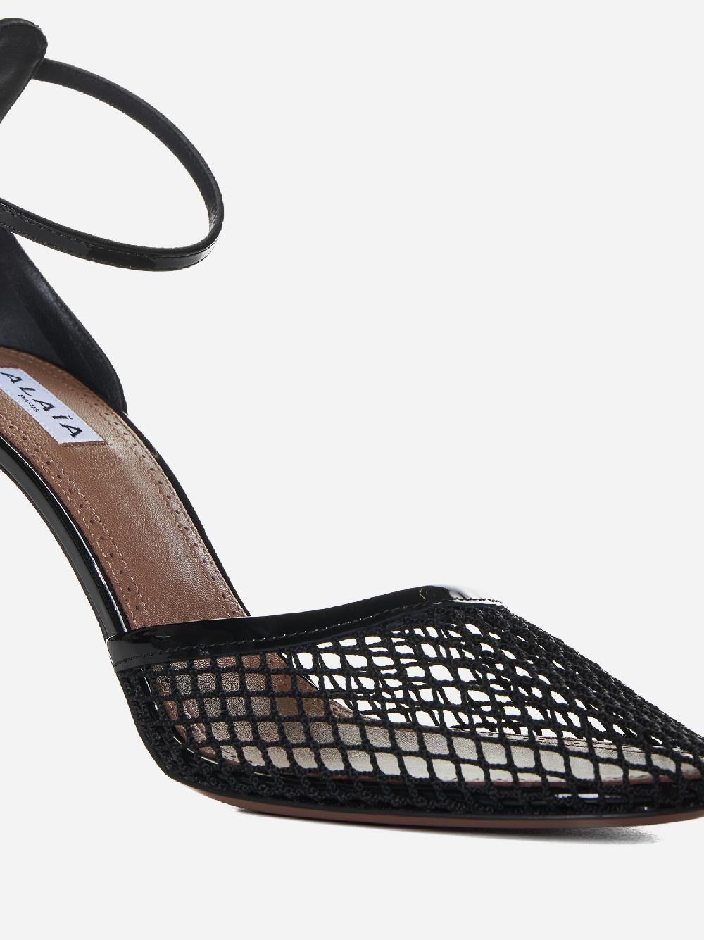 ALAÏA Decollete’ in mesh e vernice Negozio